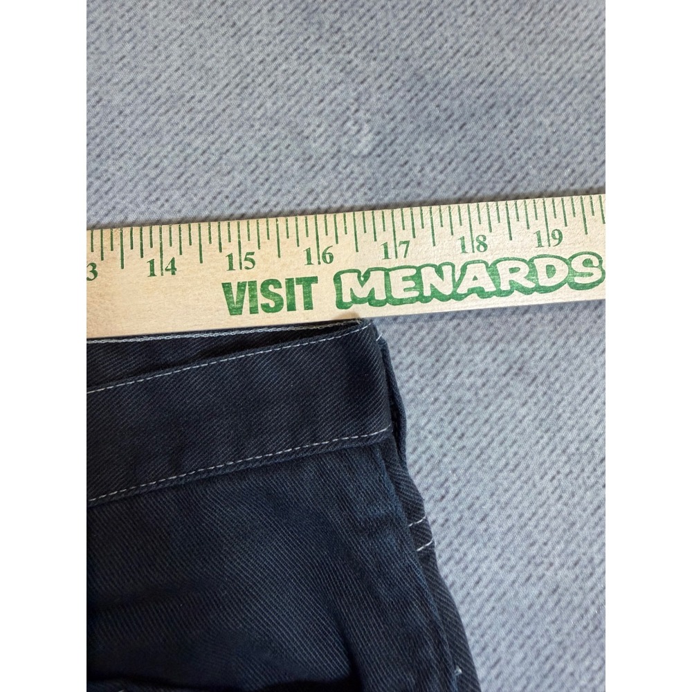 Vintage Maverick Mens Black Workwear Pants Straight Leg USA check photos 35x30 - Picture 6 of 8